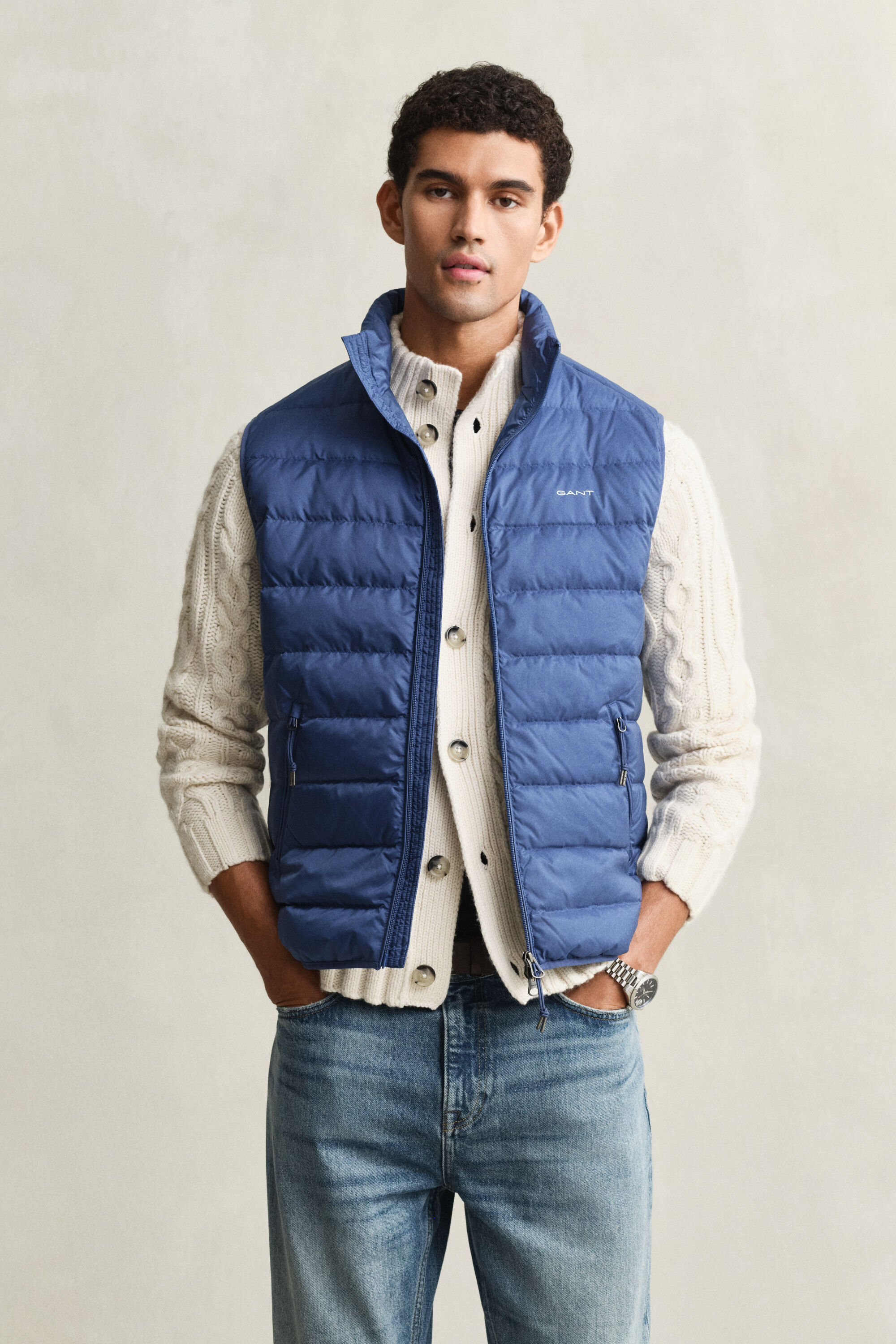 Colete de penas leve