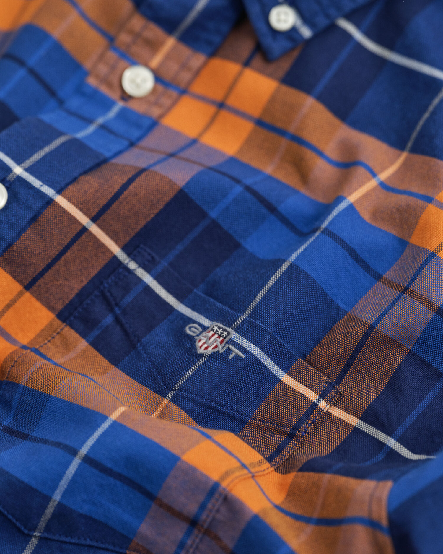 Camisa Oxford com padrão de xadrez Teens