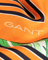 Lenço em seda com estampado Palm Breeze