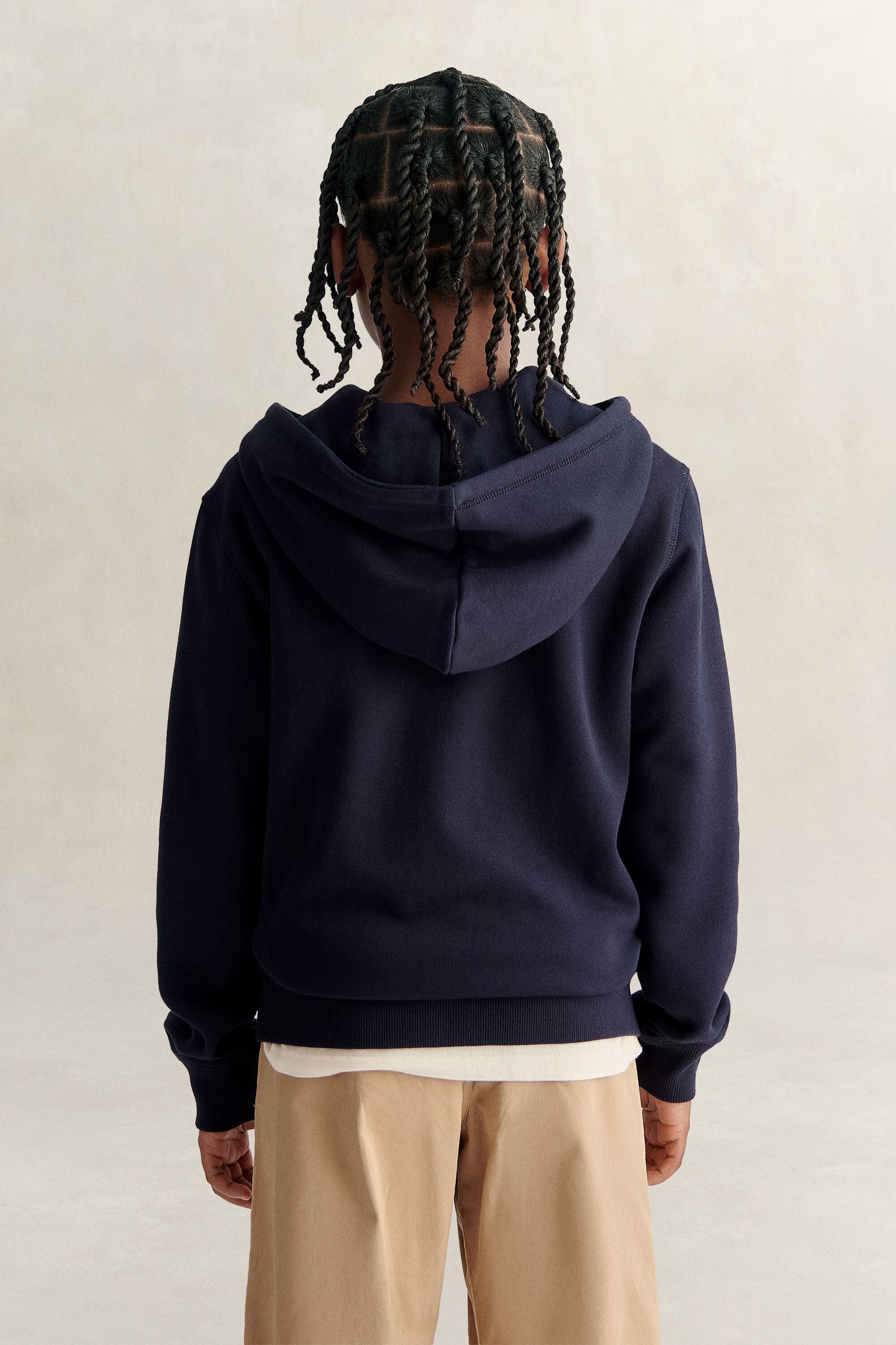 Sweatshirt com capuz e fecho de correr Shield Teens