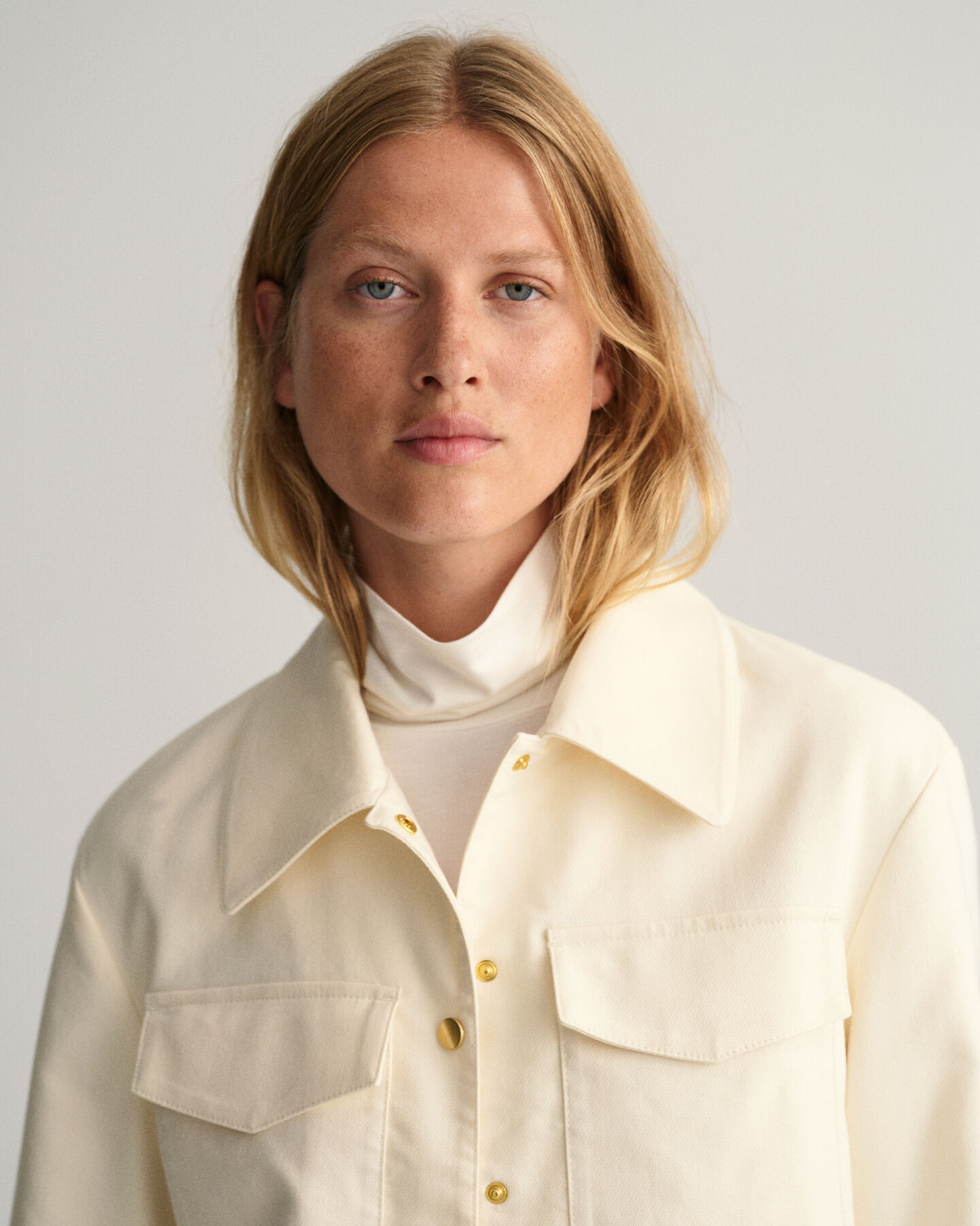 Casaco tipo blazer cropped