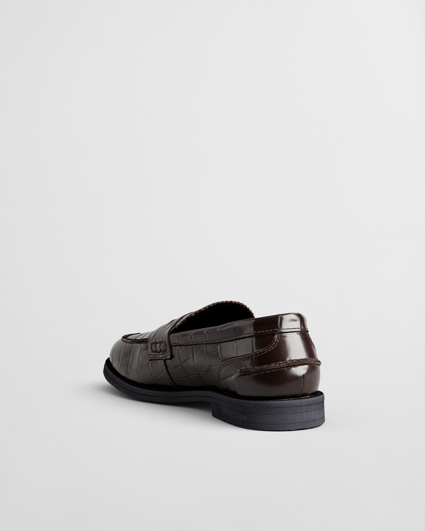 Loafers em pele com efeito de pele de crocodilo Gracelyn
