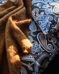 Manta decorativa em lã e mohair