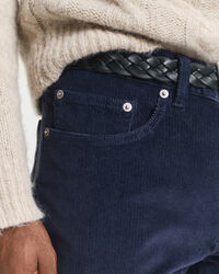 Calças de bombazina regular fit