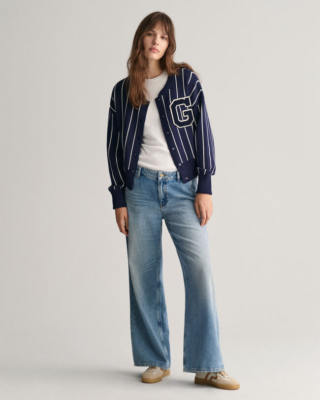 Casaco de malha bomber GANT Varsity