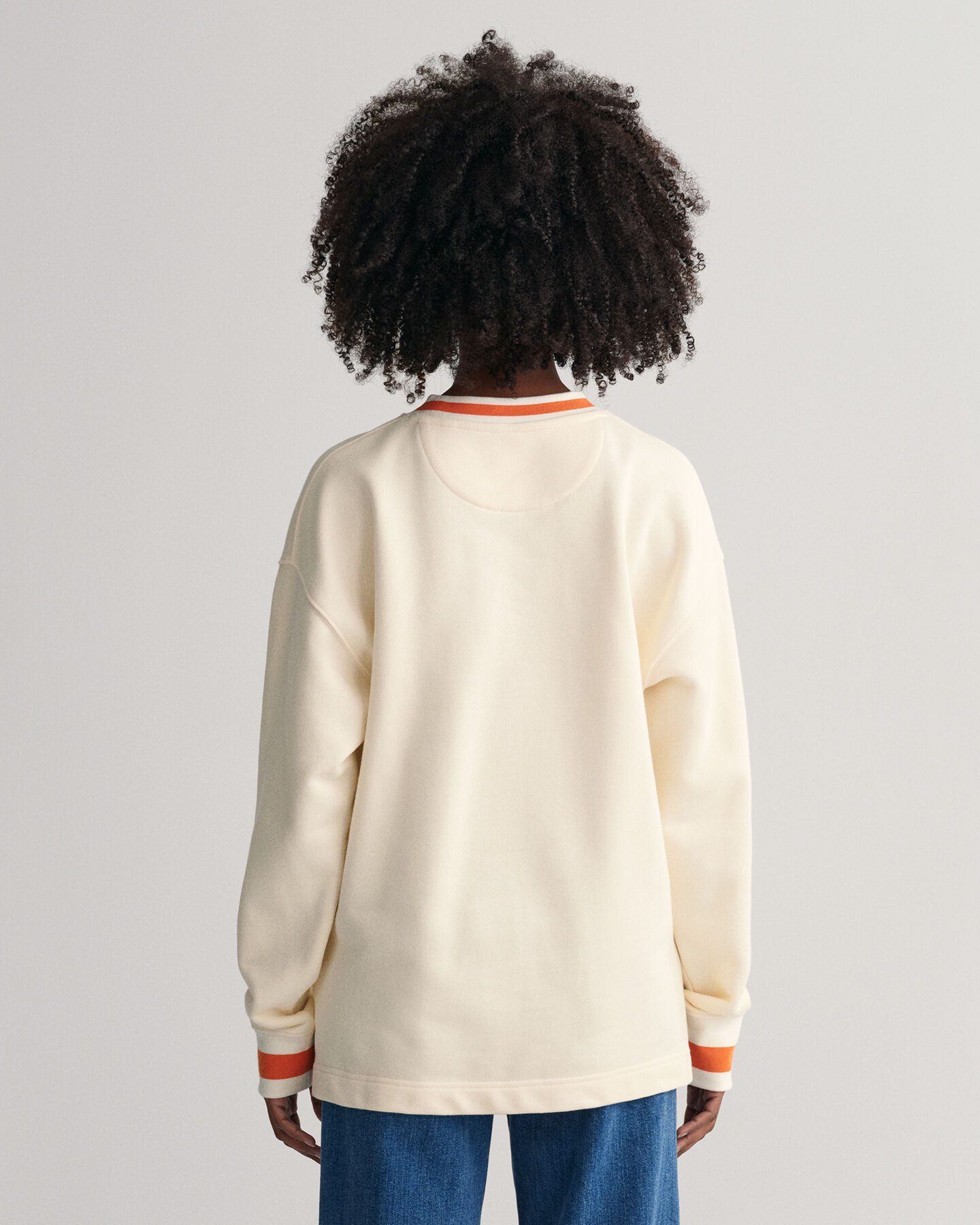 Sweatshirt com decote redondo e estampado Iris