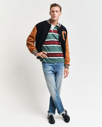 Heavy Rugger às riscas com fios tingidos