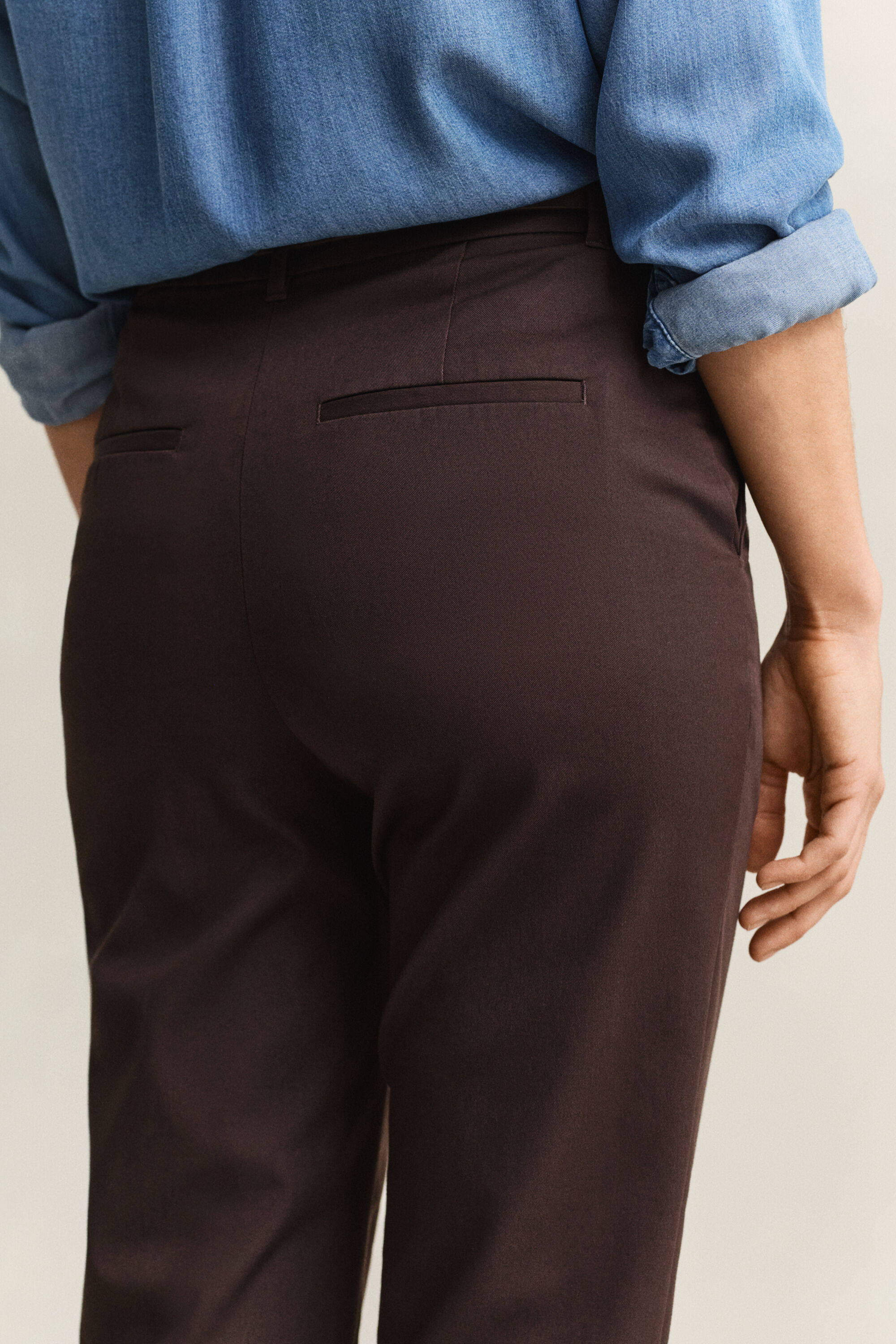 Calças slim fit
