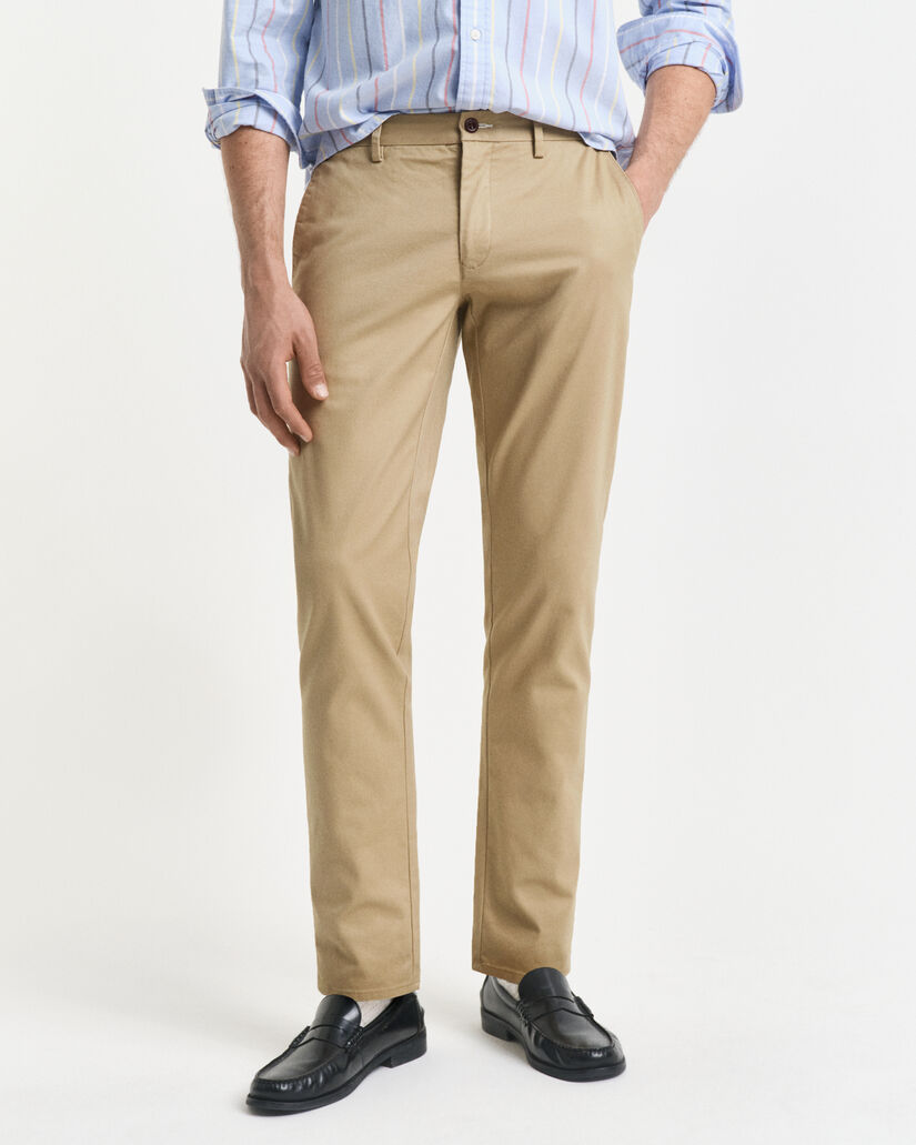 Calças chino slim fit