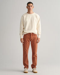 Cal&ccedil;as de ganga coloridas Arley regular fit