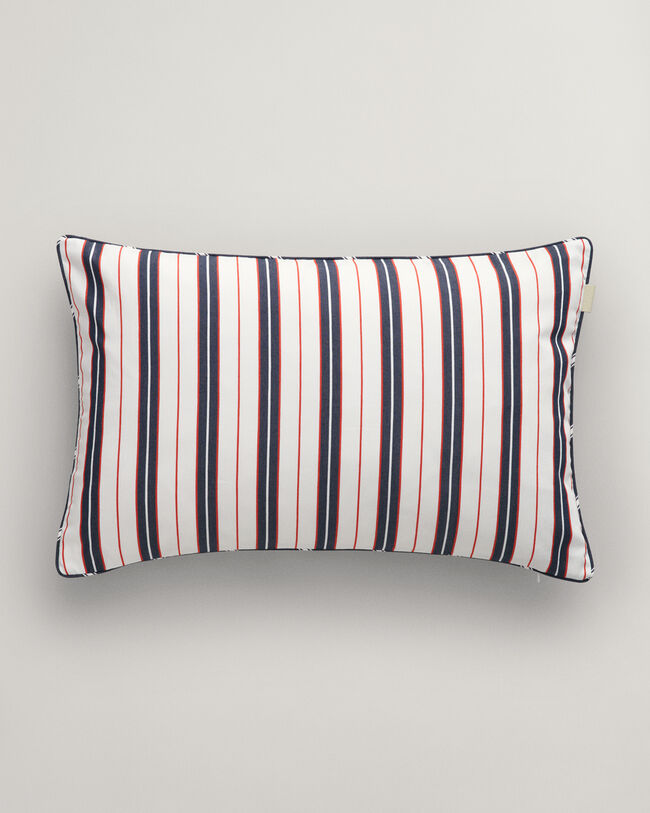 Capa de almofada às riscas