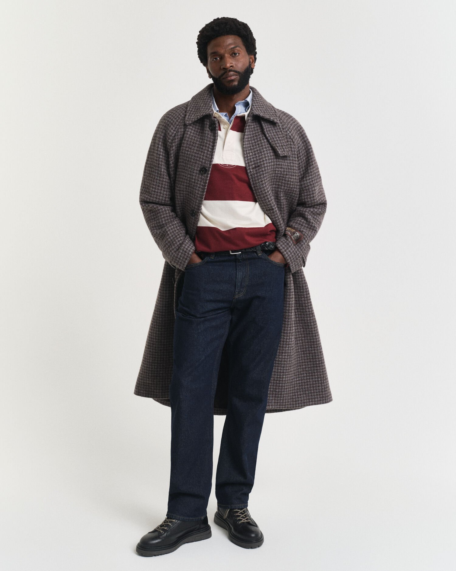 Heavy Rugger às riscas em bloco