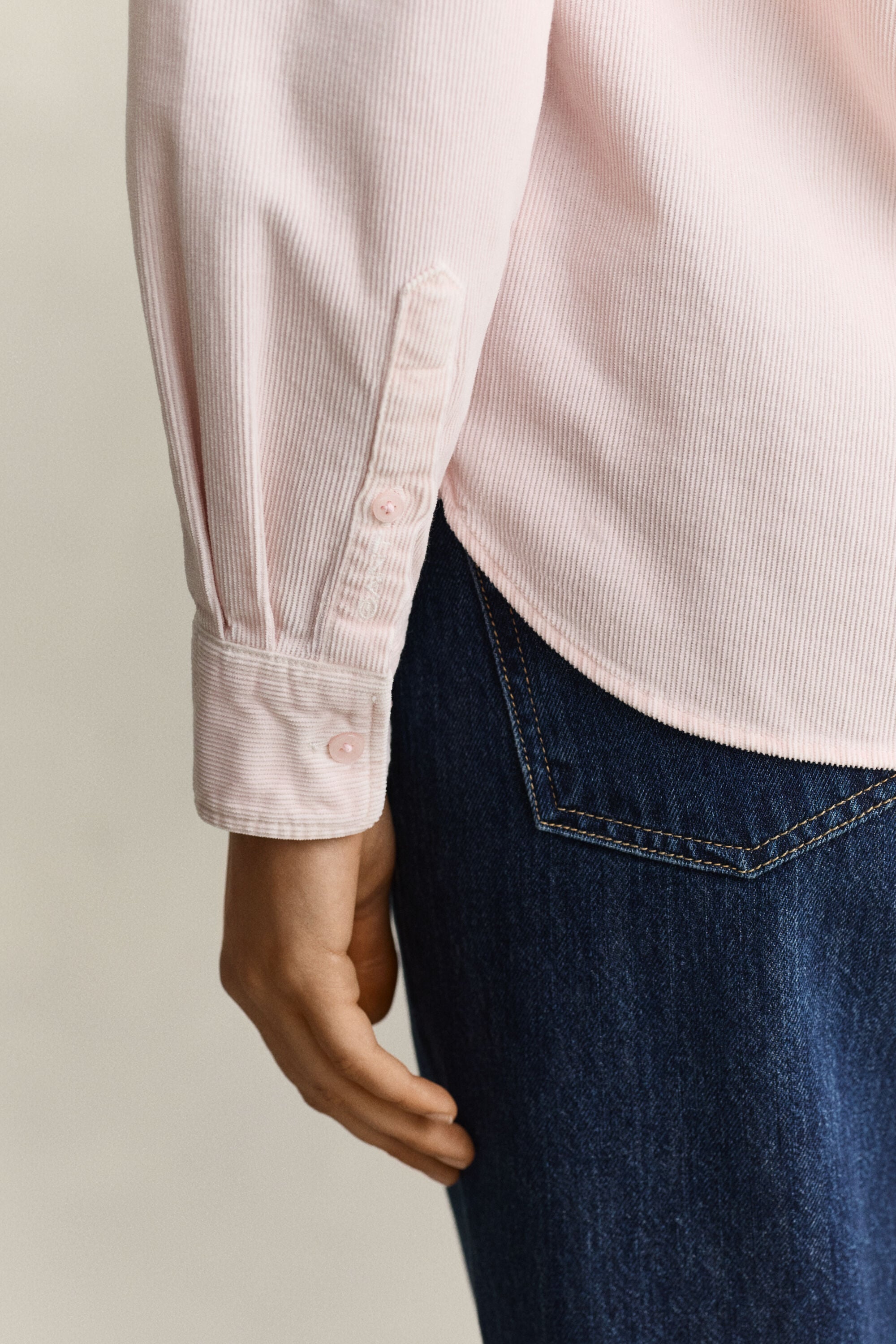 Camisa de bombazina regular fit