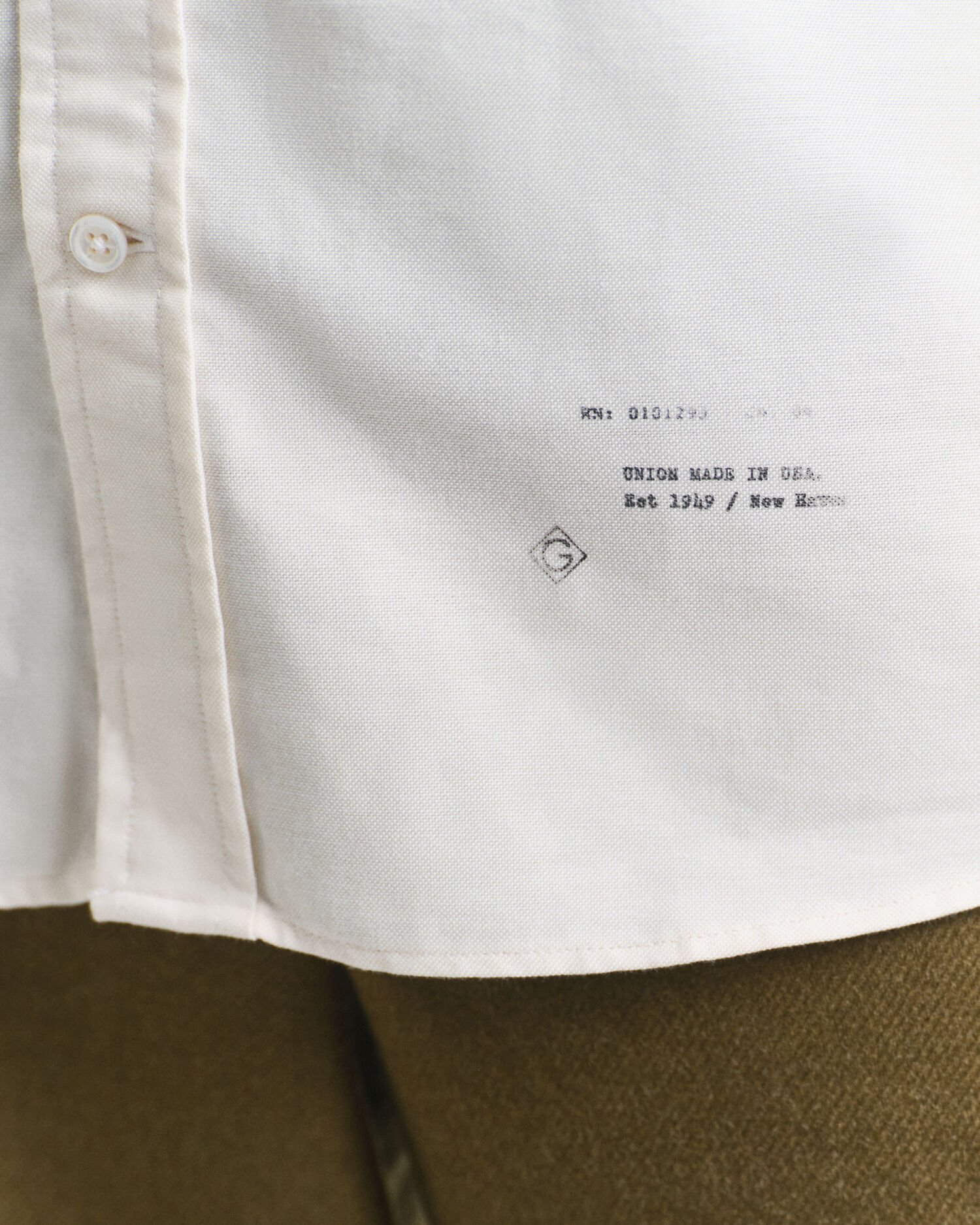 Camisa Oxford US relaxed fit