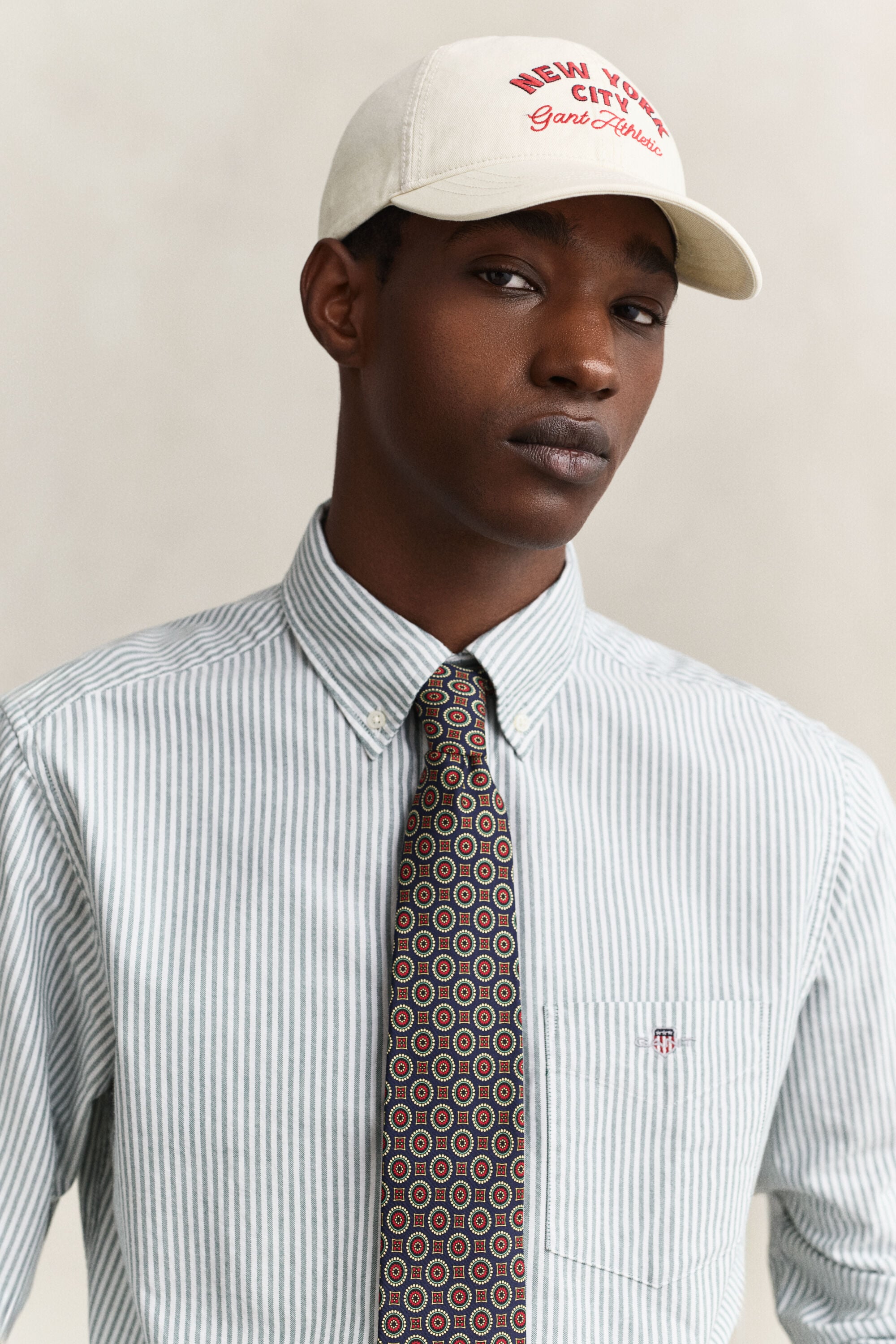 Camisa Oxford às riscas Classic regular fit