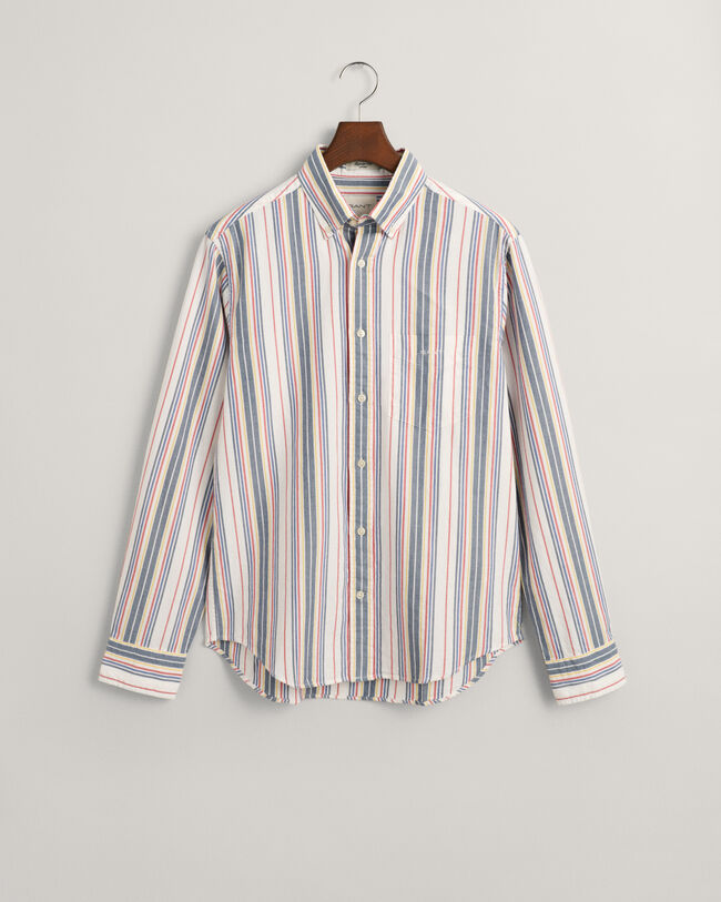 Camisa Oxford Archive às riscas regular fit 