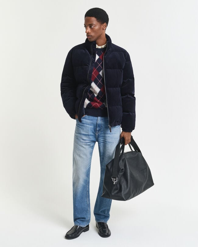 Camisola com decote redondo Argyle