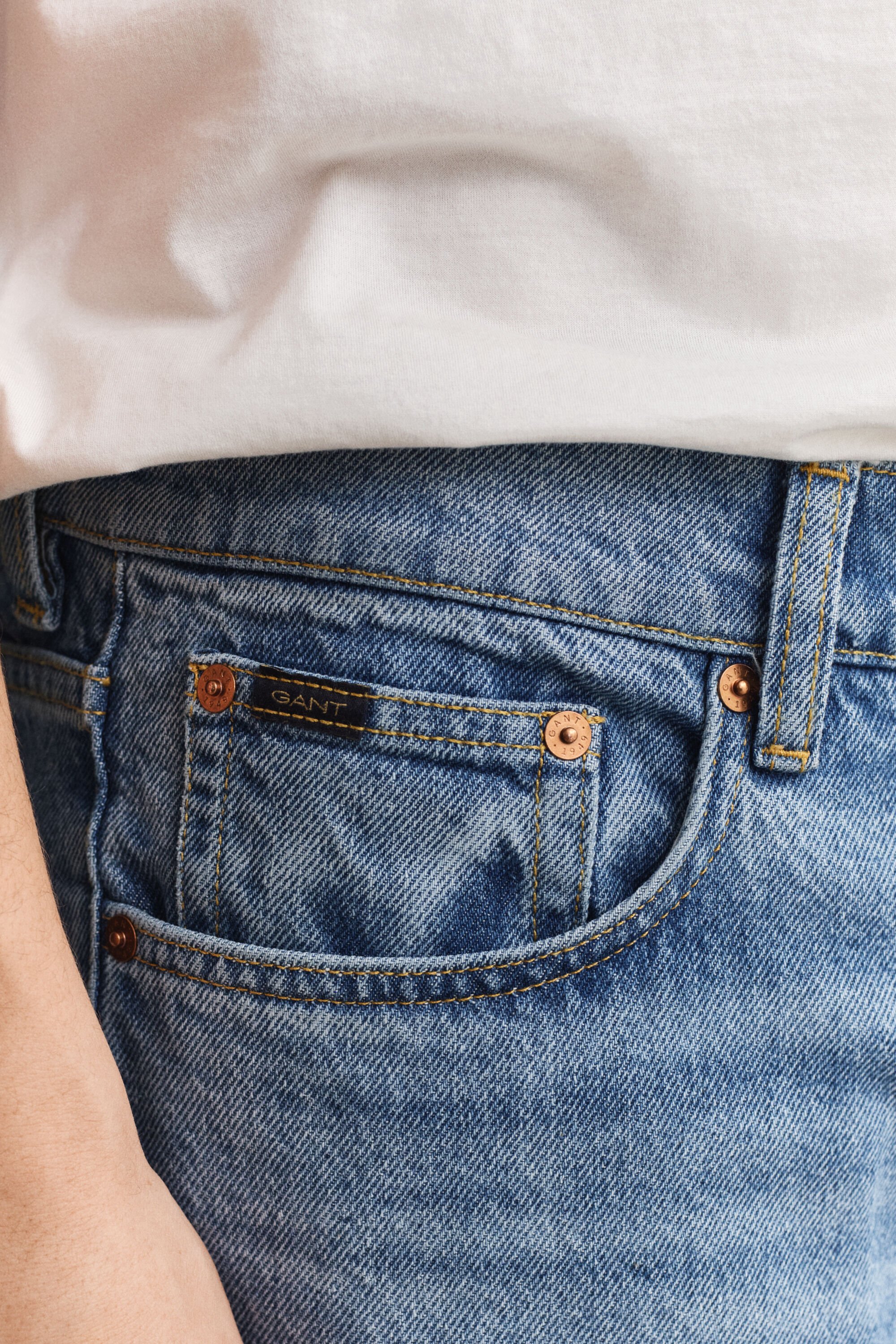 Calças de ganga straight fit