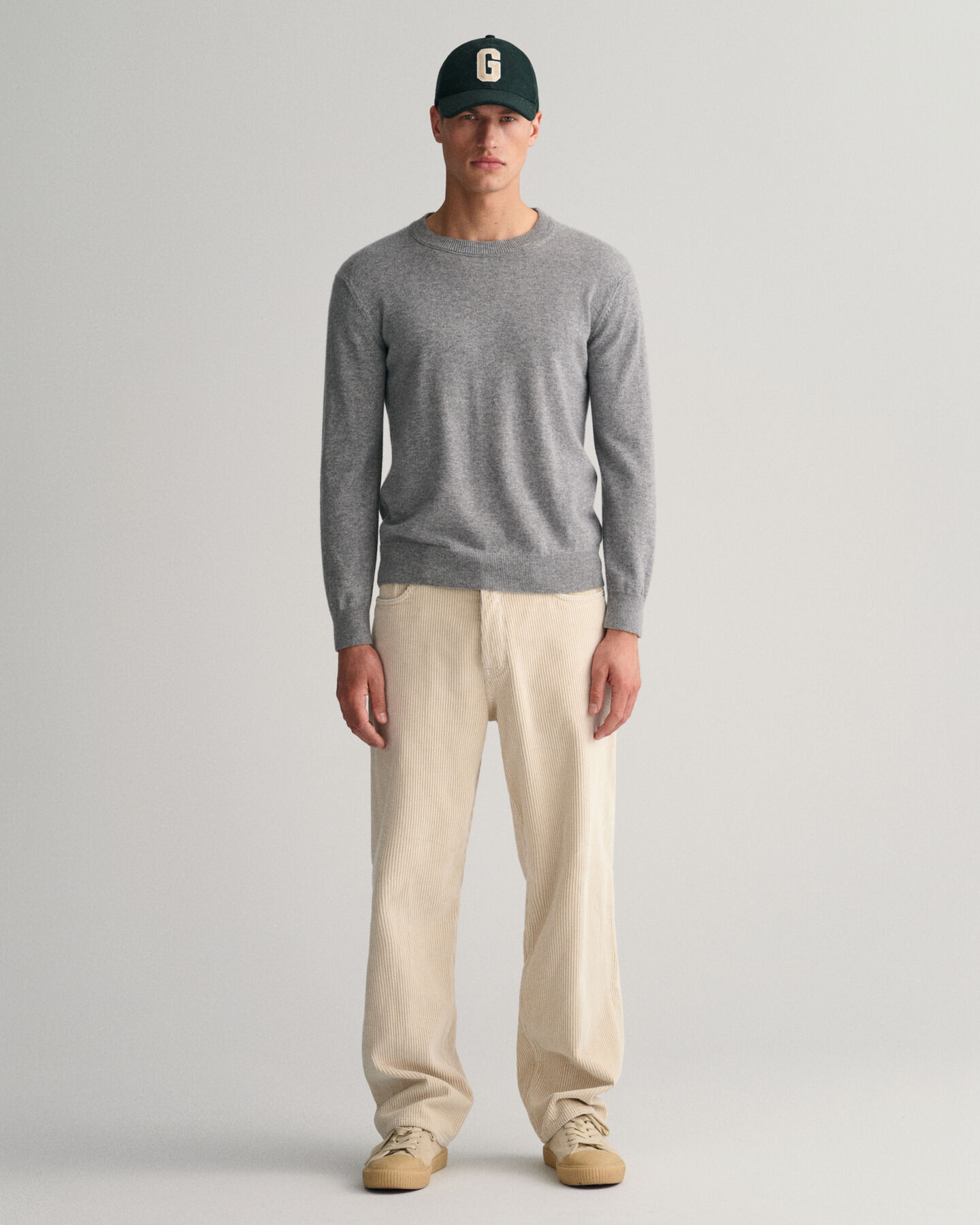 Calças de bombazina loose fit