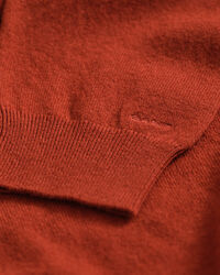 Camisola de malha com decote redondo em lã extrafina