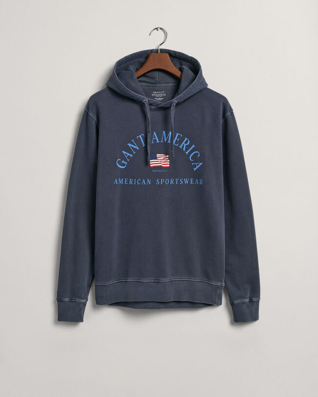 Sweatshirt com capuz GANT USA Sunfaded