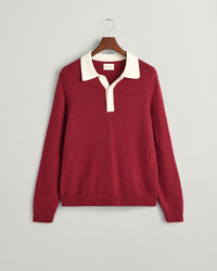 Rugger em algodão e mohair