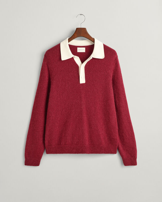 Rugger em algodão e mohair