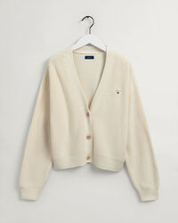 Casaco de malha canelada Teen Girls