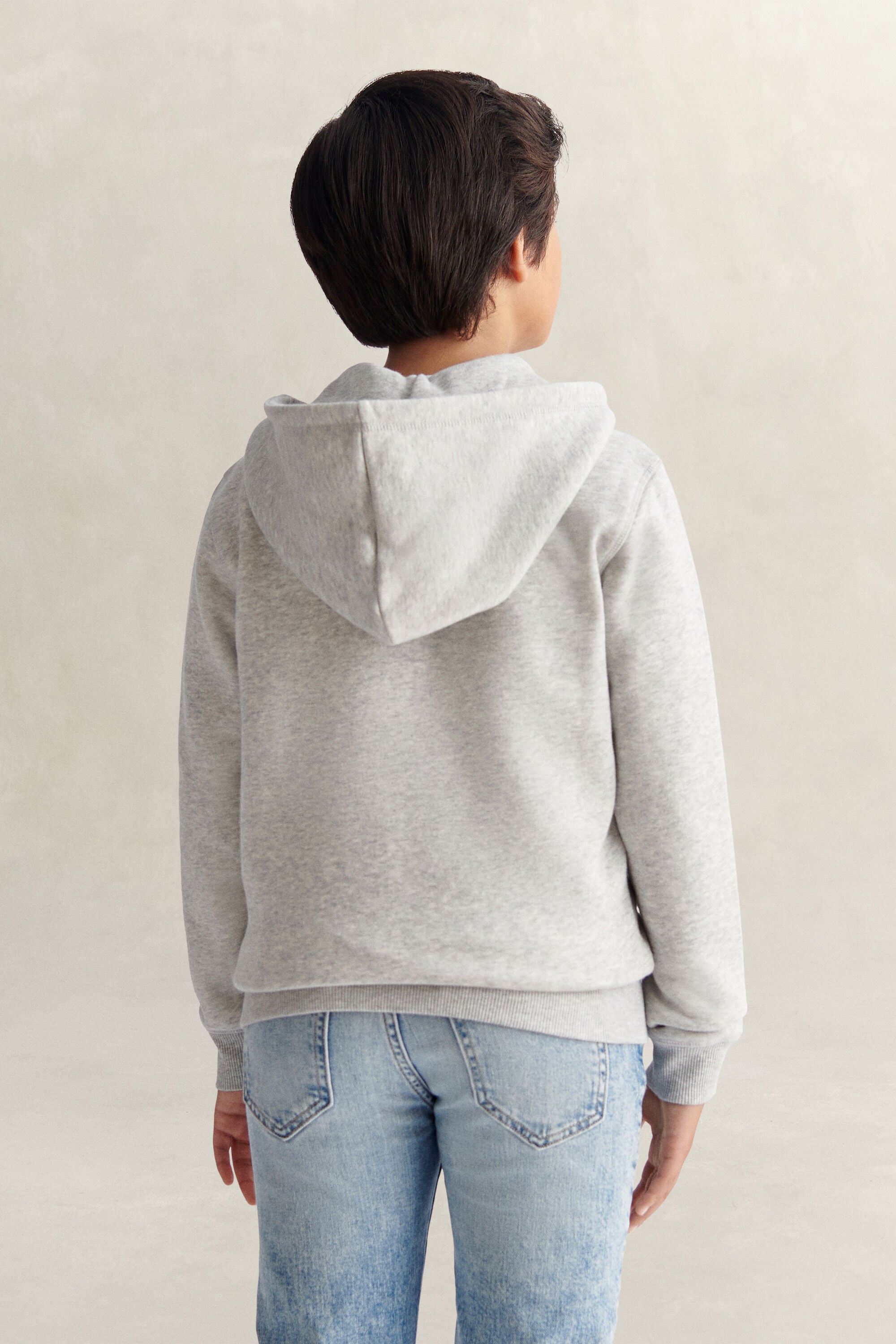 Sweatshirt com capuz e fecho de correr Shield Teens