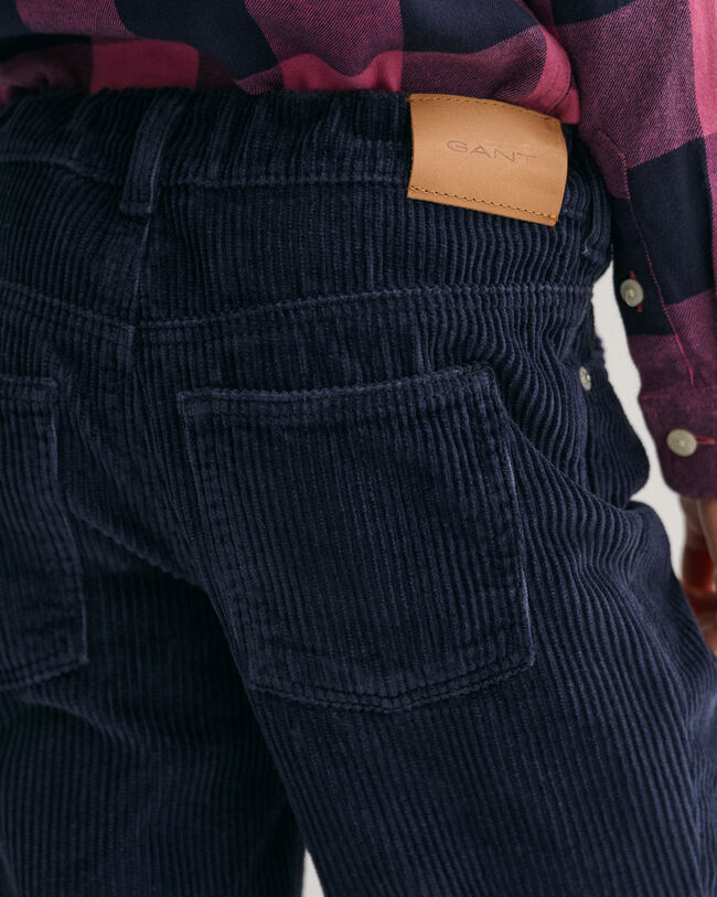 Cal&ccedil;as de ganga em bombazina relaxed fit Kids