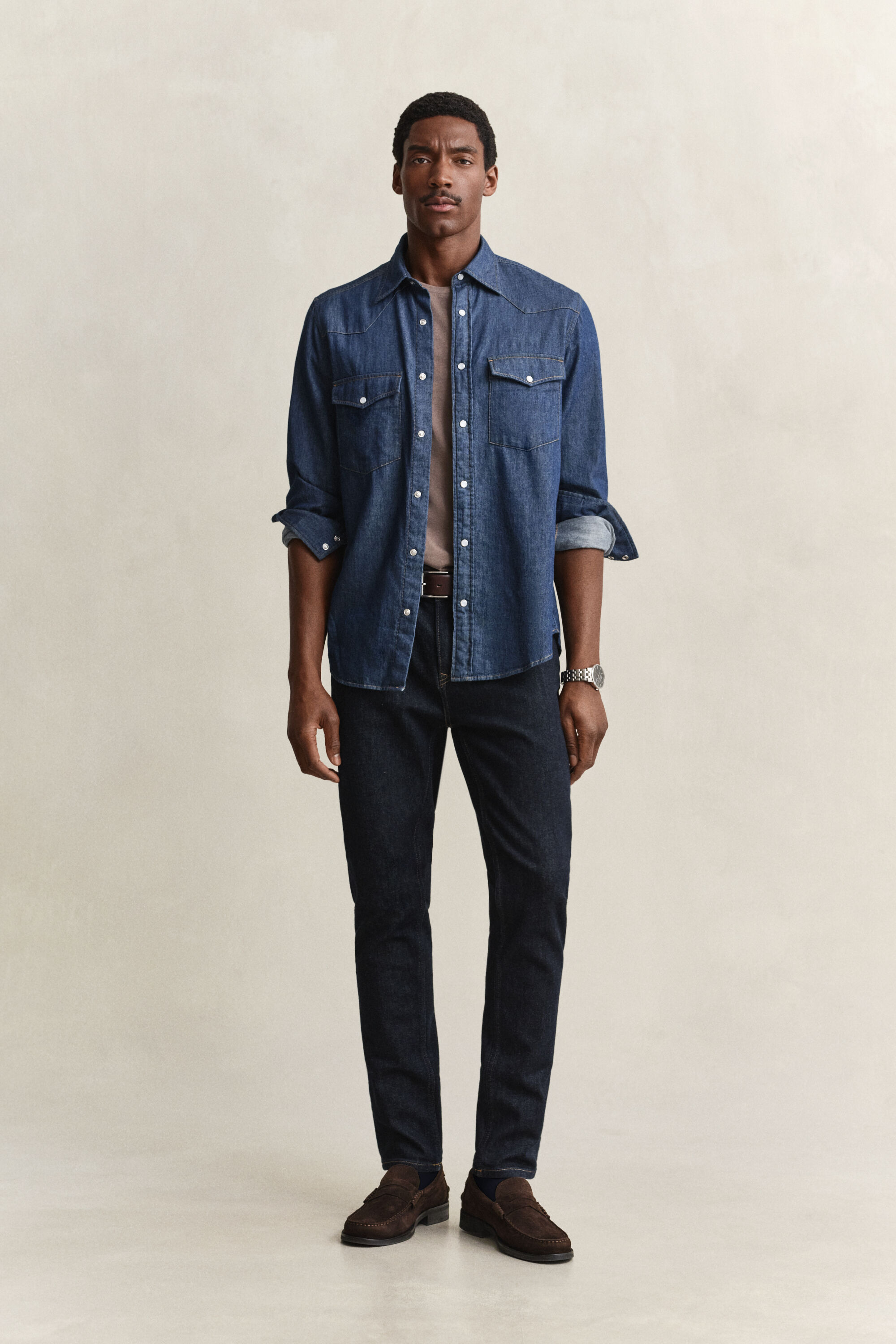 Calças de ganga Clean Wash slim fit