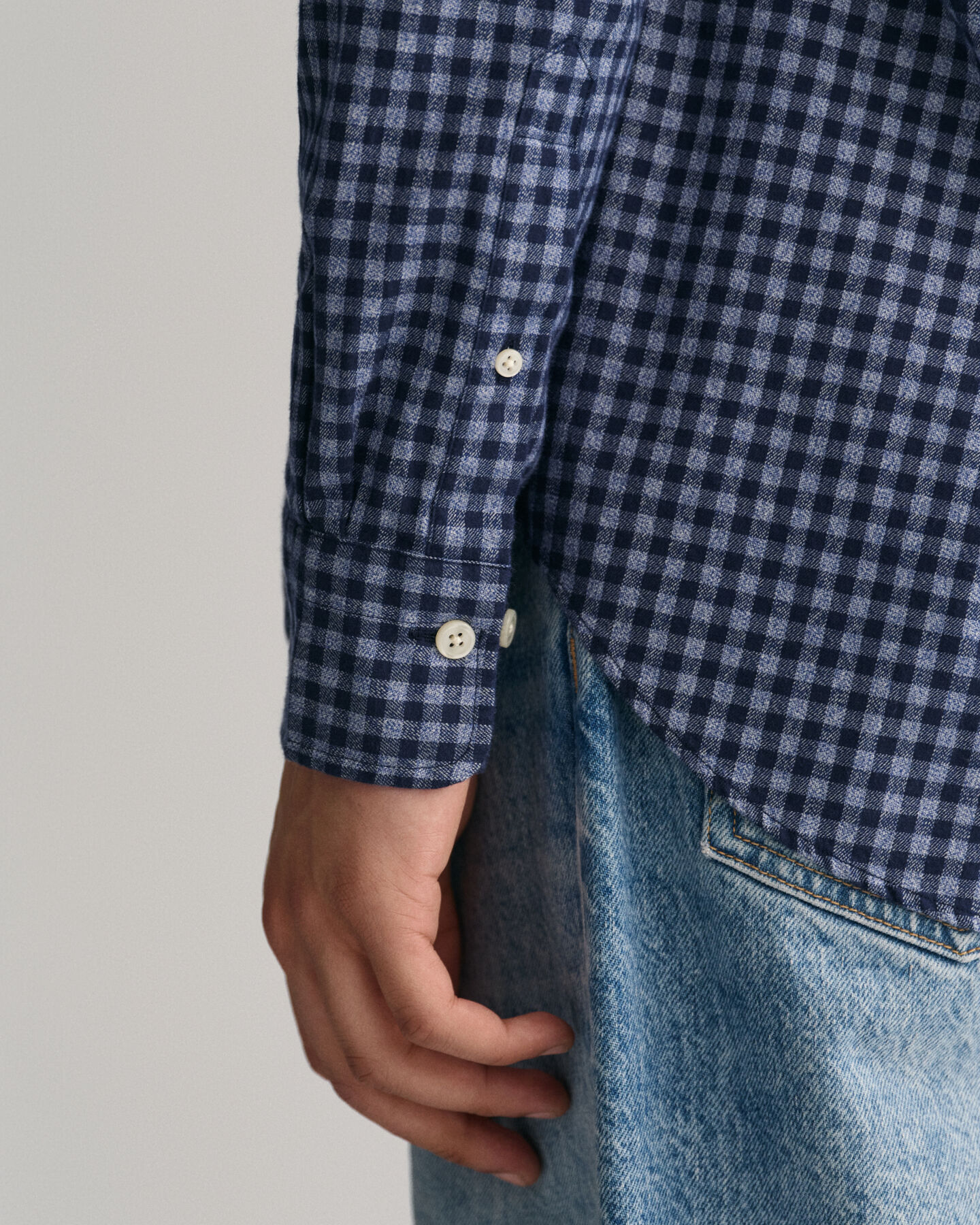 Camisa gingham Jasp&eacute; Yarn regular fit