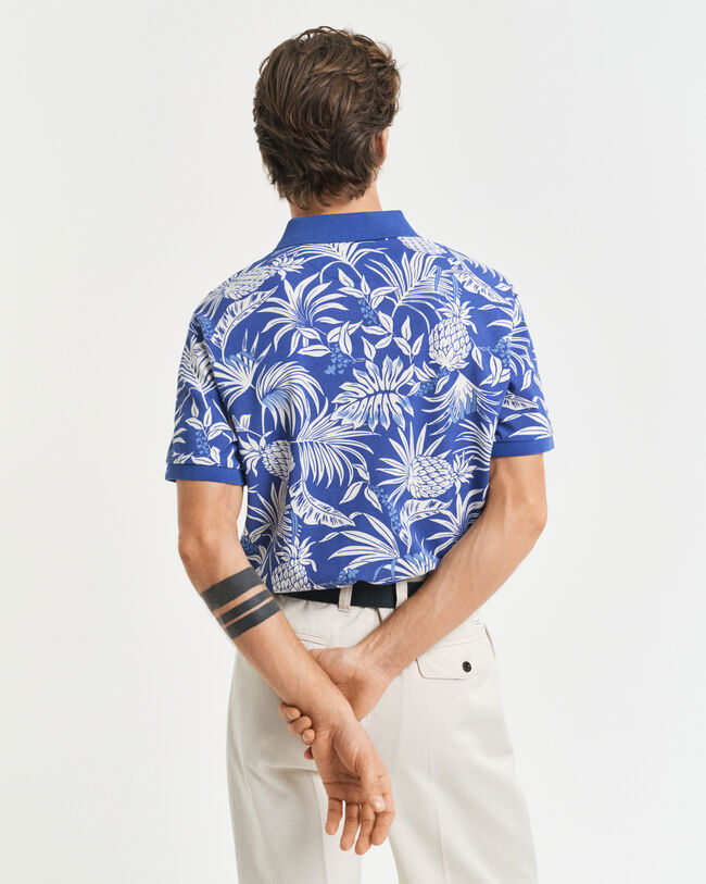 Polo Tropical Print