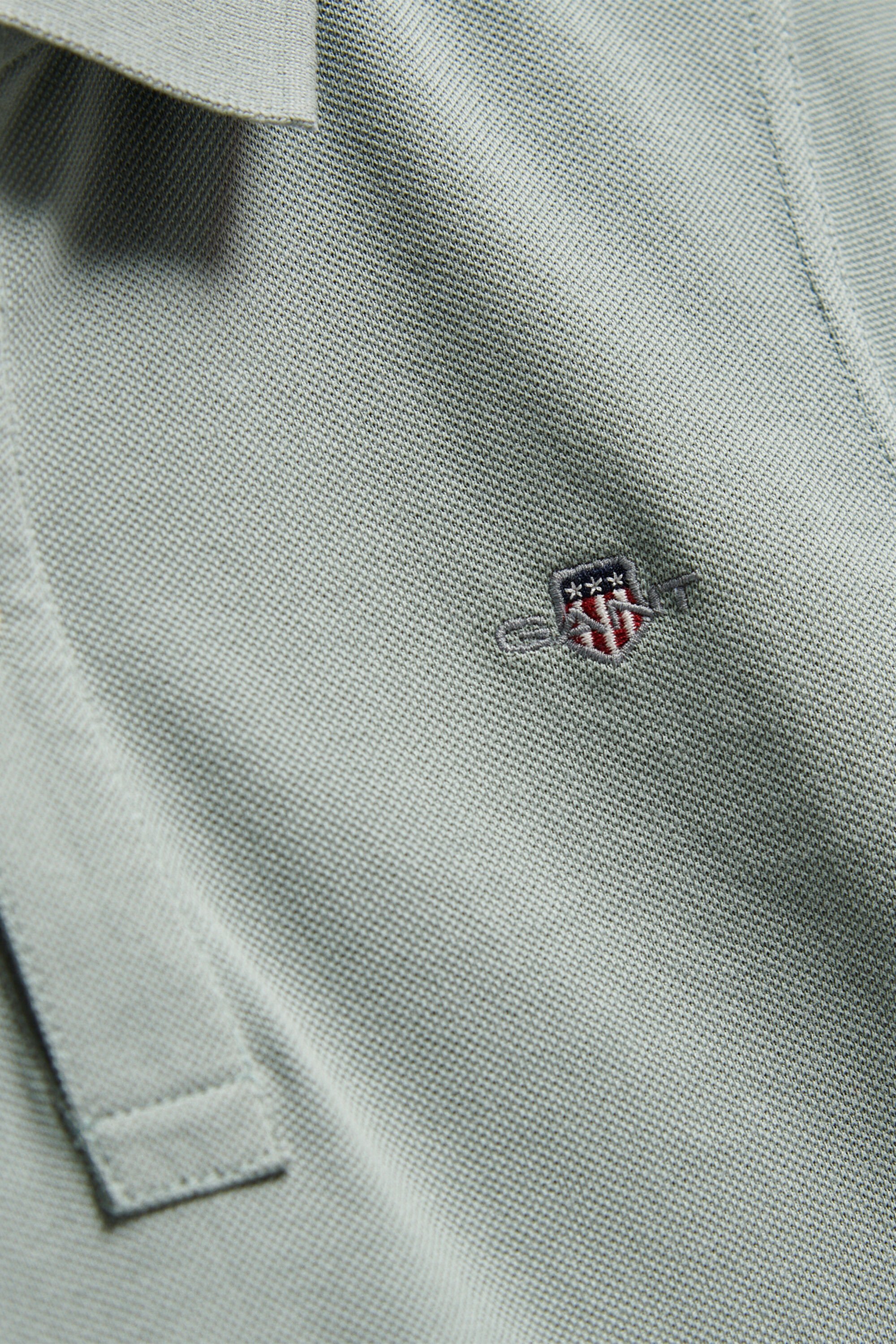 Polo em algodão piqué Shield Teens