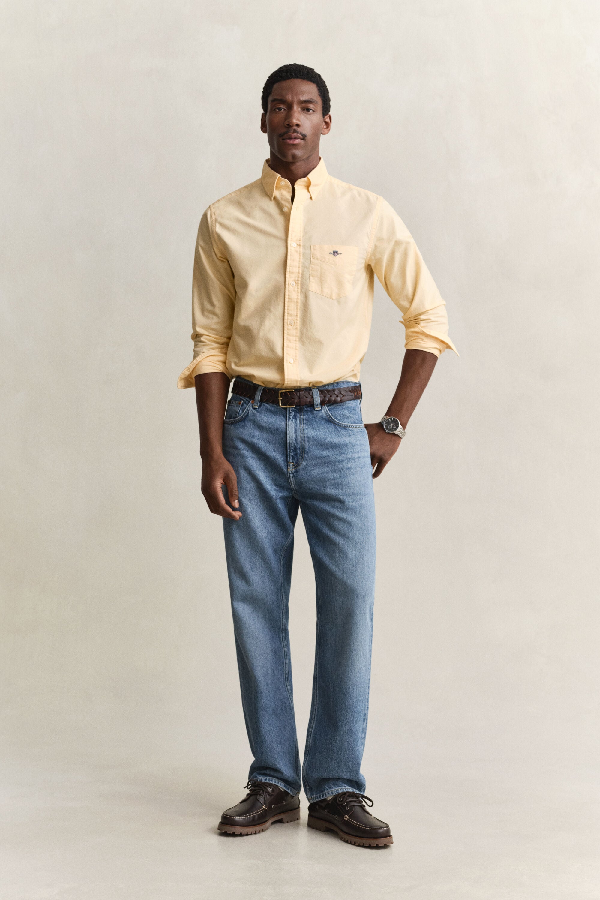 Camisa Oxford clássica regular fit