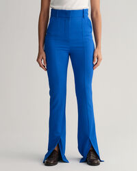 Calças de fato com perna a direito