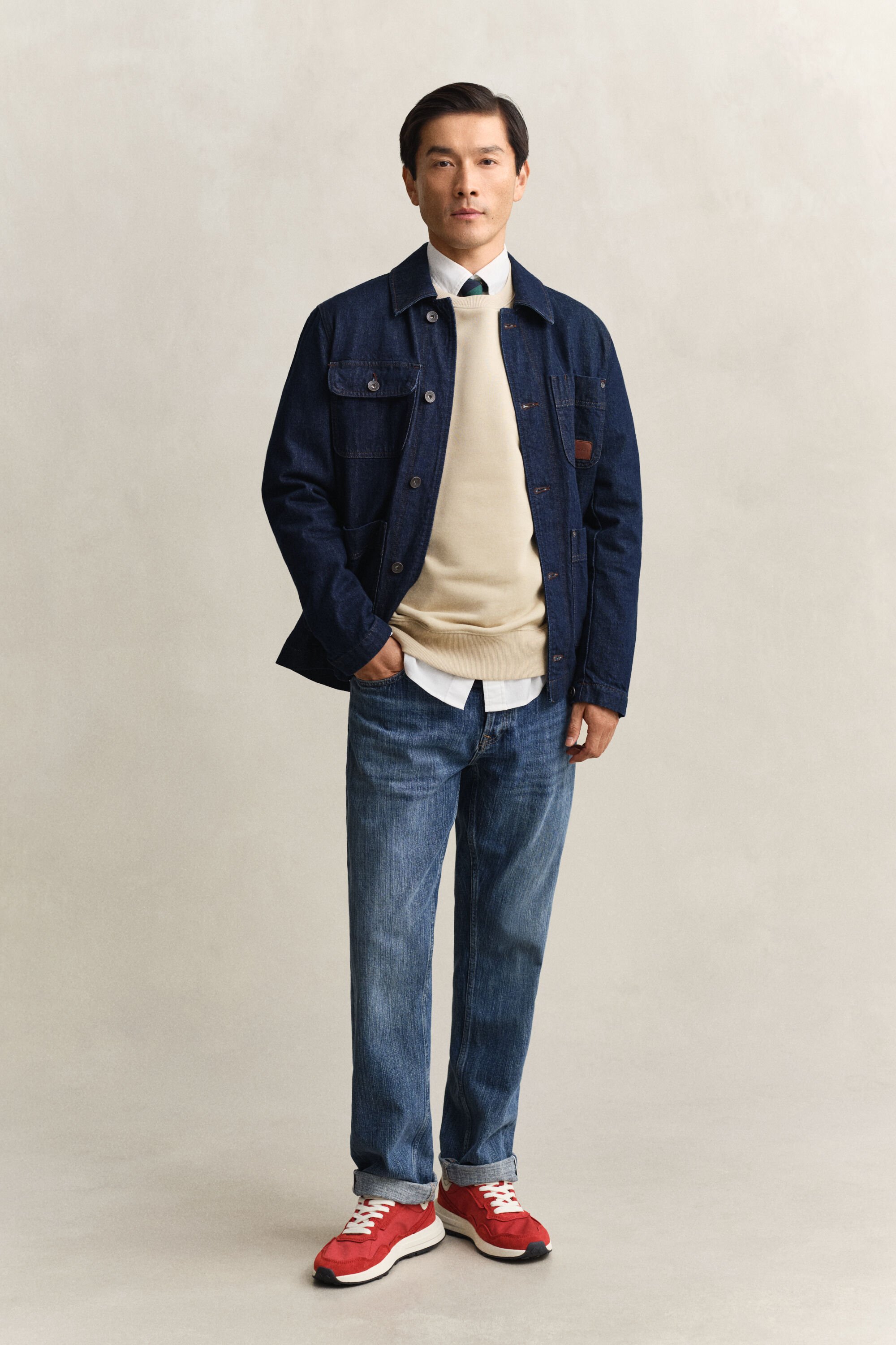 Sweatshirt com decote redondo Shield