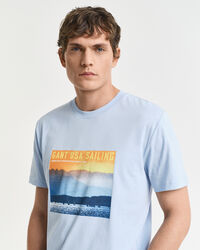 T-shirt GANT USA Sailing Print Graphic