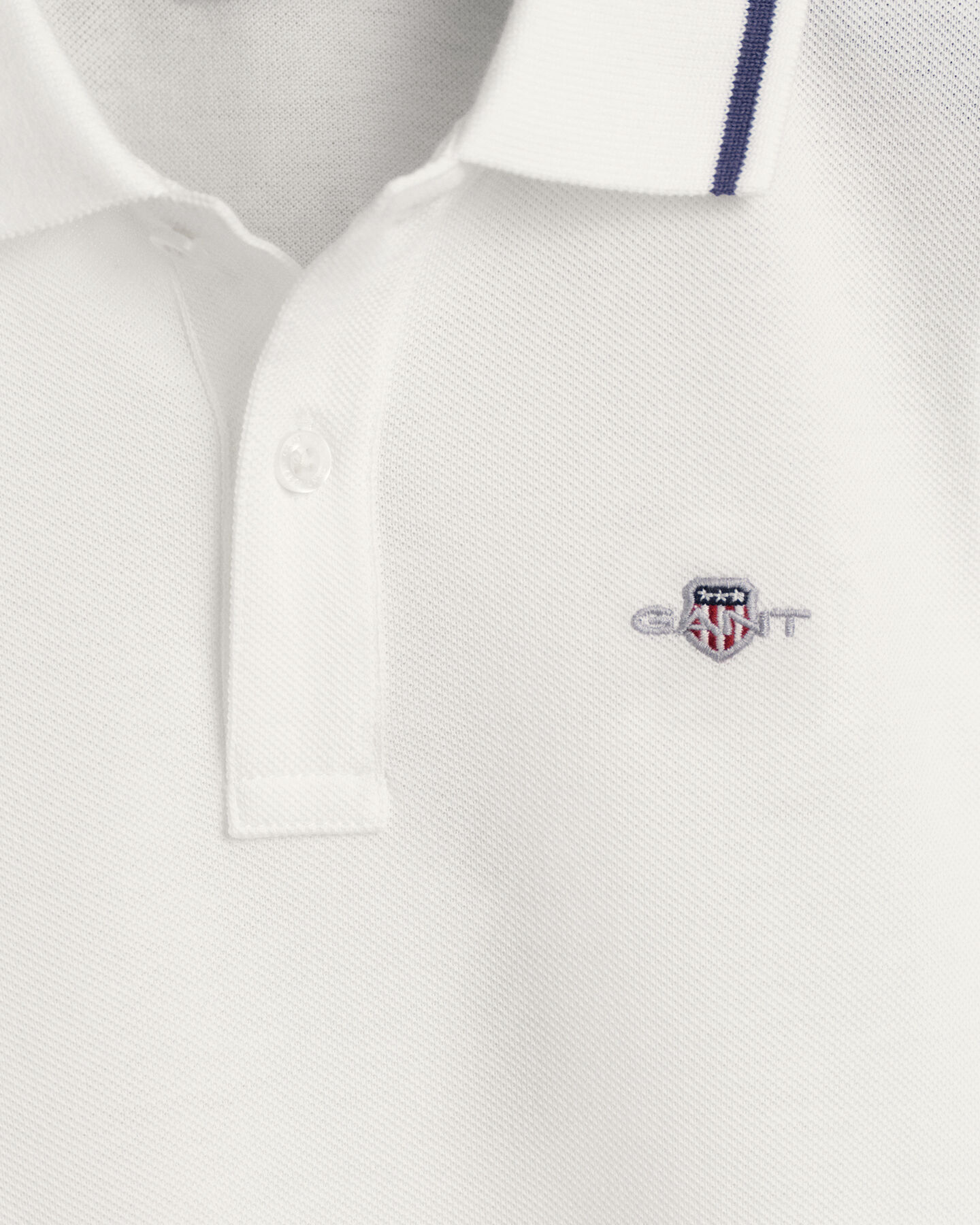 Polo em algod&atilde;o piqu&eacute; Tipped Shield Kids