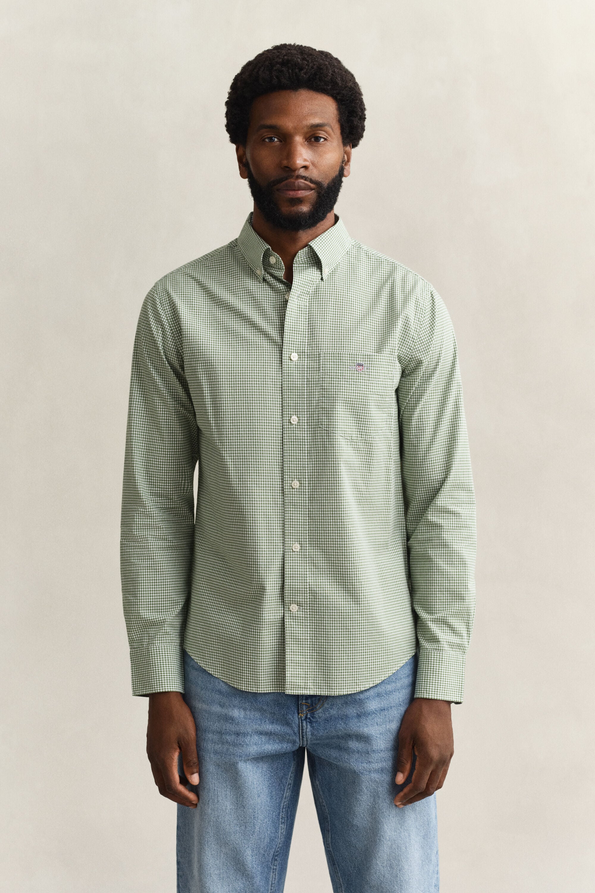 Camisa em popelina Gingham Classic