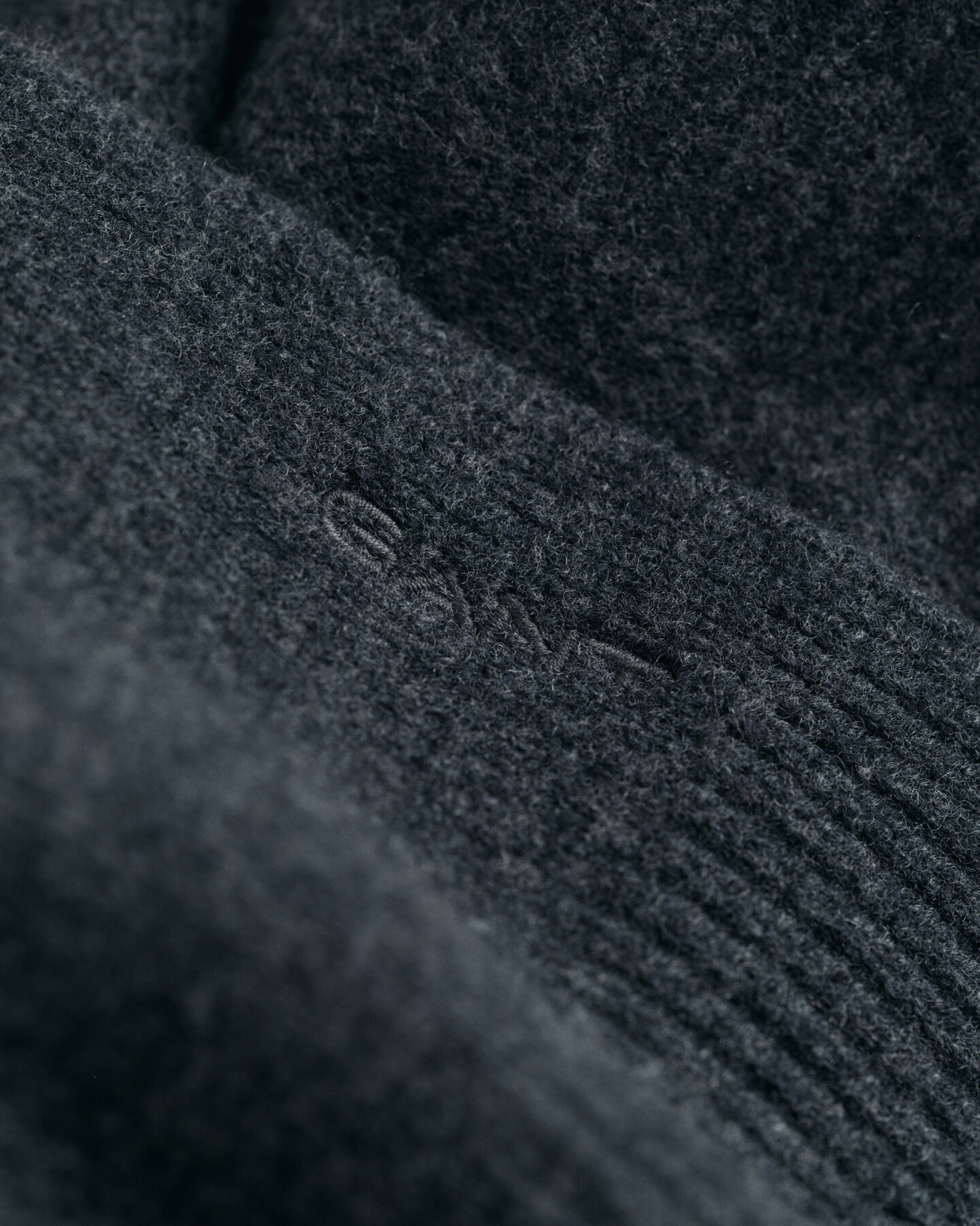 Cachecol em malha de lã