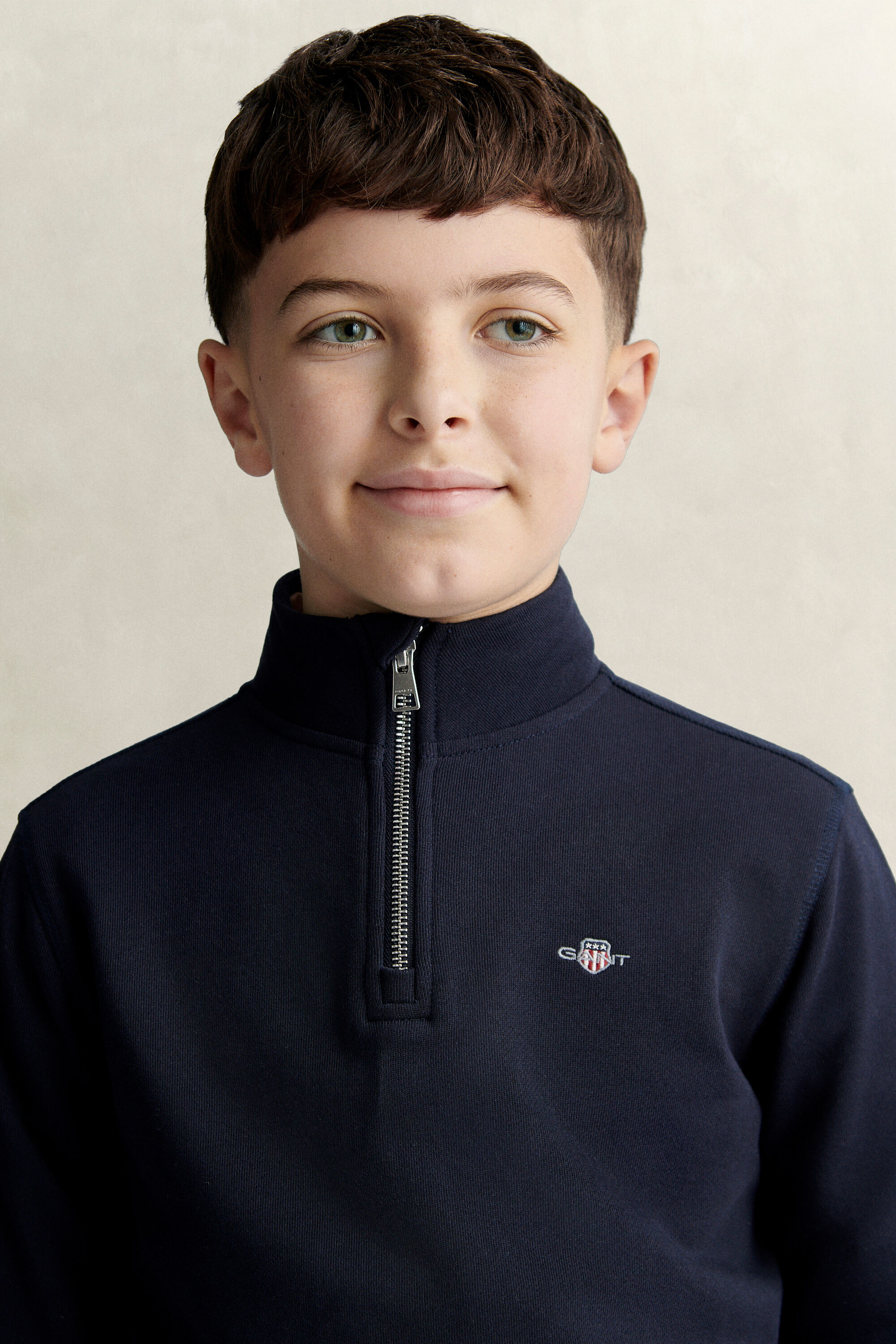 Sweatshirt com meio fecho de correr Shield Teen Boys
