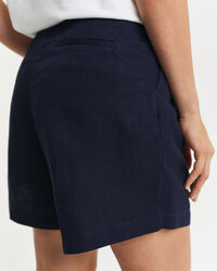 Calções de linho formais