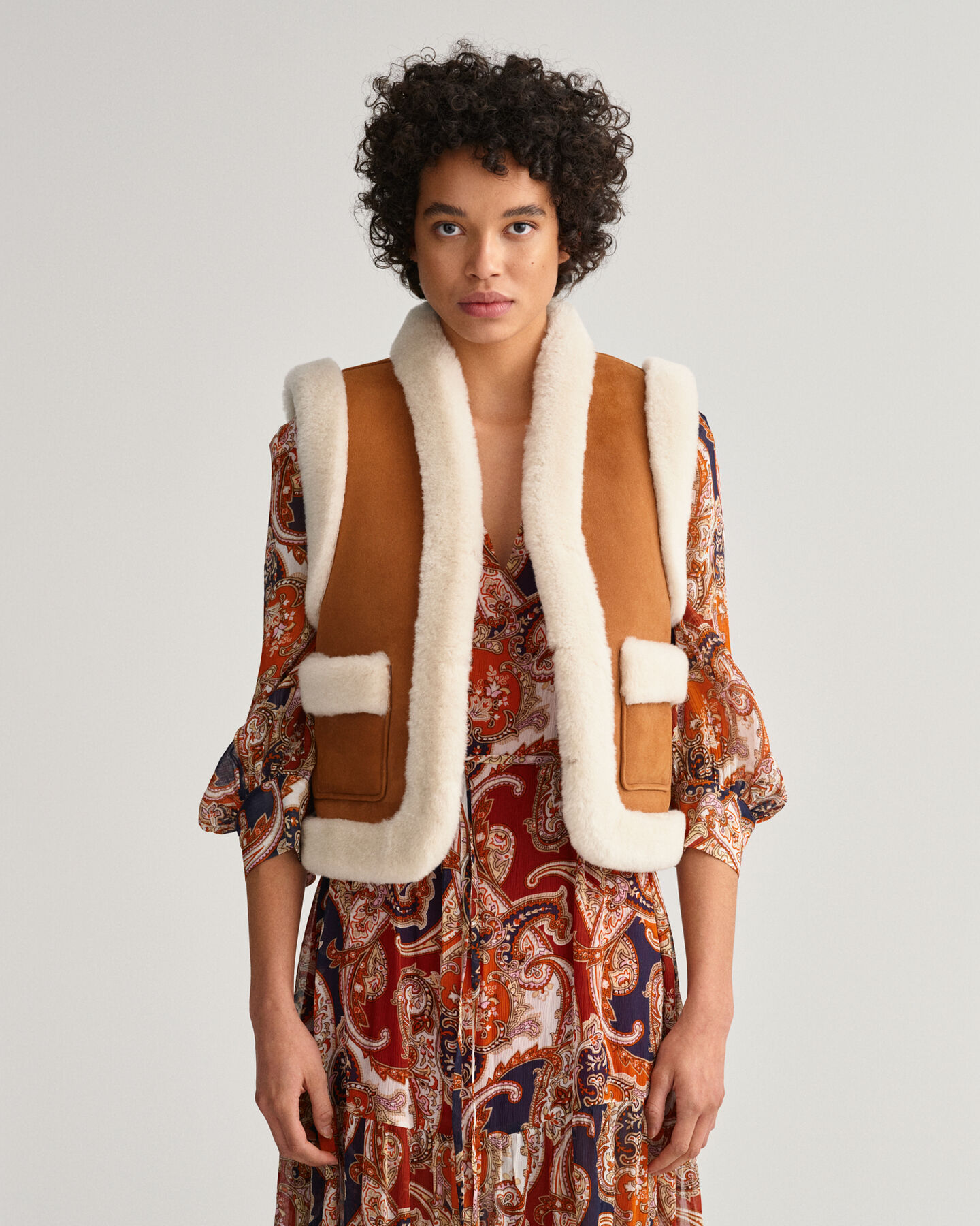 Colete em lã de carneiro