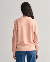 Sweatshirt com decote redondo Sunfaded