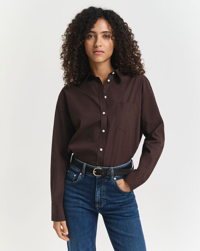 Camisa em popelina Classic relaxed fit