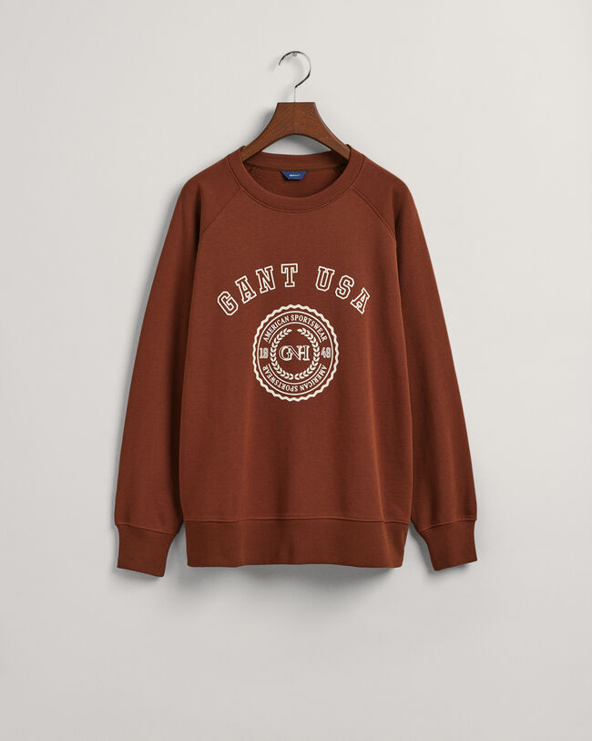 Sweatshirt com decote redondo GANT USA oversized