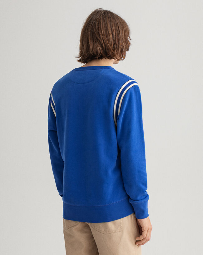 Sweatshirt com decote redondo Tiger Badge