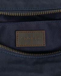 Nécessaire em algodão com acabamento encerado