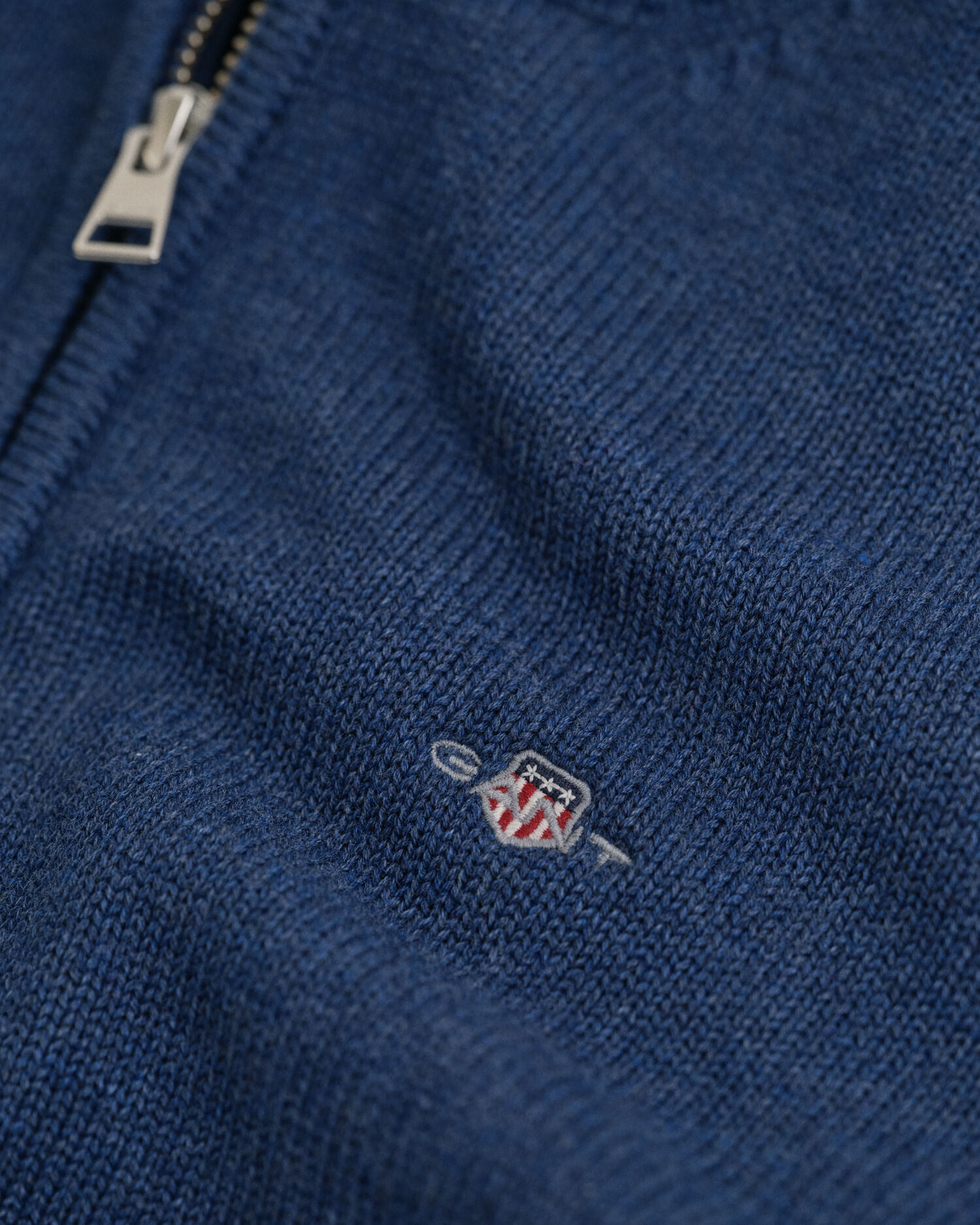 Camisola de malha com meio fecho de correr Casual Cotton Teens